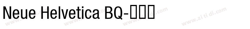 Neue Helvetica BQ字体转换